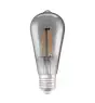 Ledvance Smart+ Wifi E27 Edison Classic Filament Fumée 6W 540lm - 825 Blanc Très Chaud | Dimmable - Équivalent 50W