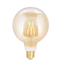WiZ Smart LED E27 Globe Filament Ambre 125mm 6.5W 720lm - 820-845 Variable Blanc | Dimmable - Équivalent 50W