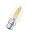 Ledvance Classic LED B22 Bougie Filament Claire 3.4W 470lm - 827 Blanc Très Chaud | Équivalent 40W