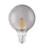 Ledvance Smart+ Wifi E27 Globe Classic Filament Fumée 6W 540lm - 825 Blanc Très Chaud | Dimmable - Équivalent 50W