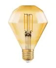 Osram Vintage 1906 LED E27 Poire Filament Dorée 4.5W 420lm - 825 Blanc Très Chaud | Équivalent 40W