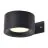 D'Lite Wandlamp Lucia Zwart 1.5W - 830 Warm Wit | IP54 - Solar Accu - Lichtsensor